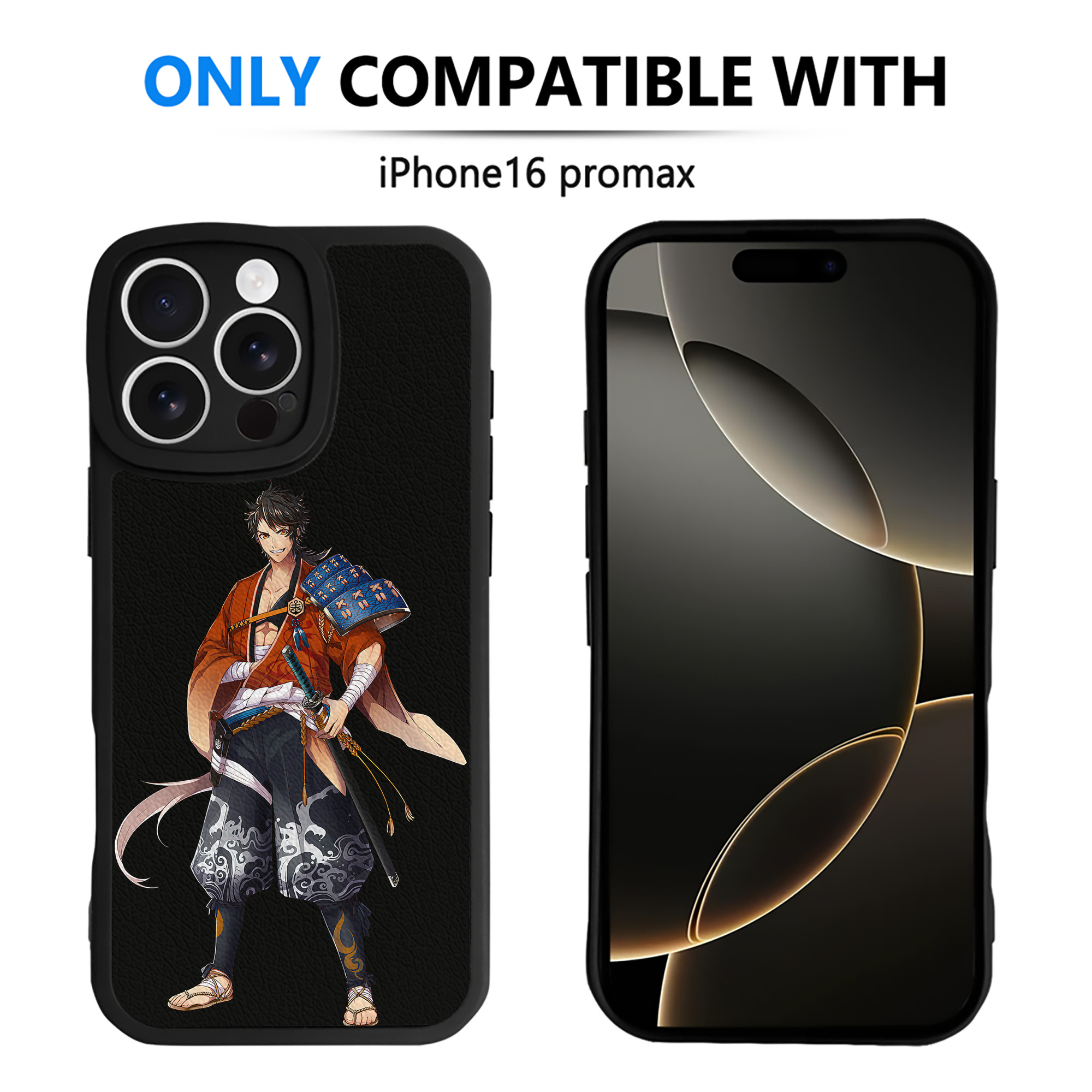 （画像用） 刀剣乱舞 Touken Ranbu 【iPhone 16シリーズ対応】シリコンスマホケース（レザー調） 材質：シリコン